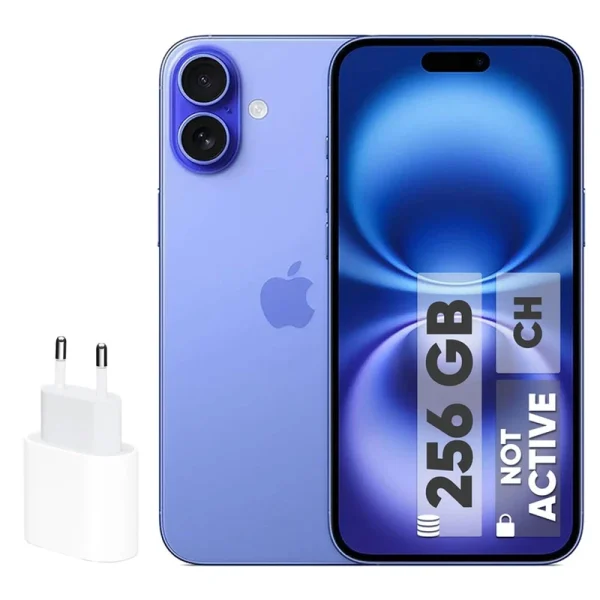 گوشی موبایل اپل مدل iPhone 16 CH دو سیم کارت ظرفیت 256 گیگابایت و رم 8 گیگابایت - به همراه شارژر