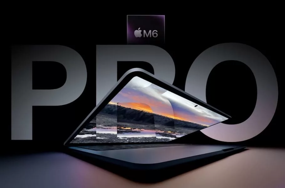 «تصویر مفهومی از مک‌بوک پرو با نمایشگر OLED لمسی»