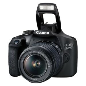 دوربین دیجیتال Canon EOS 2000D با لنز 18-55mm IS II مناسب برای عکاسی حرفه‌ای و مبتدی